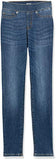 Amazon Essentials Jegging Facile à Enfiler Extensible Taille Mi-Haute - couleurs abandonnées Femme, Bleu Moyen, 48