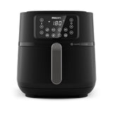Philips Air Fryer Série 5000 7.2L - Connecté - 16 fonctions de cuisson, format XXL de 7,2L/1,4kg, technologie RapidAir, -90% de matières grasses, écran tactile, facile à nettoyer, noir (HD9285/90)