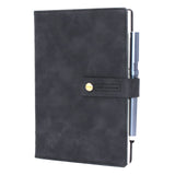 A5 408 Pages Agenda Épaissie Agenda Cahier Agenda de Bureau Agenda Agenda de Travail Agenda de Réunion Livre de Réunion Journal Classique Agenda Scolaire Fournitures de Papeterie avec Stylo (Noir)