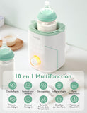 Momcozy Nutri Chauffe-Biberon, 9-en-1Chauffe Biberon avec Veilleuse, Contrôle Précis de la Température, Préserve les Nutriments du Lait Maternel, Compatible avec Tous les Biberons et le Lait Infantile