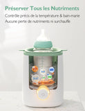 Momcozy Nutri Chauffe-Biberon, 9-en-1Chauffe Biberon avec Veilleuse, Contrôle Précis de la Température, Préserve les Nutriments du Lait Maternel, Compatible avec Tous les Biberons et le Lait Infantile