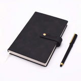 A5 408 Pages Agenda Épaissie Agenda Cahier Agenda de Bureau Agenda Agenda de Travail Agenda de Réunion Livre de Réunion Journal Classique Agenda Scolaire Fournitures de Papeterie avec Stylo (Noir)