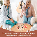 Activités sur la démence pour les personnes âgées - Planche à manipuler - Produits Alzheimers pour personnes âgées - Gadgets sensoriels pour le TDAH - Articles de soulagement de l'anxiété - Cadeau