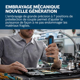 Bosch Professional tournevis sans-fil Bosch GO 3 (avec set de 8 embouts, porte-embout, câble USB-C, mini coffret), Blue, 06019H2201