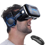 Casque de réalité virtuelle avec contrôleur et casque pour enfants et adultes, jeux vidéo 3D, ensemble de lunettes de réalité virtuelle universel pour smartphones iOS et Android