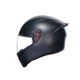 AGV K1 S ECE 22-06 Mono, Casque Moto Intégral Homologué ECE 22-06, Noir Mat, S
