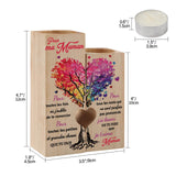 Funnli Cadeau Maman Anniversaire, Cœur Candélabre Cadeau Mere, Candélabre Idee Cadeaux de Noël Saint Valentin Fête des Mères Fete des Mere pour Maman