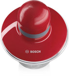 Bosch Electroménager MMR08R2 Hachoir, 400 W, 0.8 liters, Rouge