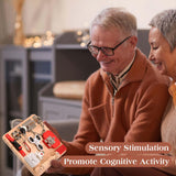 Activités sur la démence pour les personnes âgées - Planche à manipuler - Produits Alzheimers pour personnes âgées - Gadgets sensoriels pour le TDAH - Articles de soulagement de l'anxiété - Cadeau