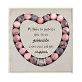 Lueaurra Idee Cadeau pour Femme Bracelet Pierres Naturelles Femme Original Cadeau Ado Fille Cadeaux Noel Femme Cadeau Anniversaire Bracelet Cadeau pour Amie Maman Sœur Maitresse