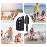 Outil de tamis à sable, accessoire de détection de métaux, outil de chasse au trésor de plage, pelle à sable, accessoire de pelle à sable portable pour détecteur de métaux, chasse au trésor sur la pla