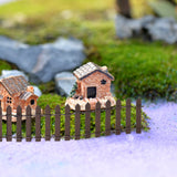 Clôture en Bois Miniature, Mini Clôture Décorative de Jardin, Café Barrière Miniature 90 x 5 cm, pour Jardin des Fées, Terrarium, Maison de Poupée, Bonsaï, Accessoires de Micro Paysage