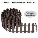 Clôture en Bois Miniature, Mini Clôture Décorative de Jardin, Café Barrière Miniature 90 x 5 cm, pour Jardin des Fées, Terrarium, Maison de Poupée, Bonsaï, Accessoires de Micro Paysage