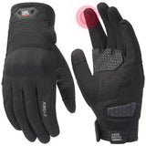 KEMIMOTO Gants de moto pour homme avec mousse polyuréthane, écran tactile, antidérapants, gants de sport pour moto, course, cyclisme, ATV, UTV, motocross, camping et randonnée