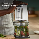 Kenwood CHP61.100WH, Mini Hachoir 500 W, Bol de 0,8 L, Blanc