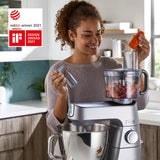 Kenwood Titanium Chef Baker XL, Robot Pâtissier avec Batteur K, Crochet Pétrisseur, Fouet et Bol de 7 Litres, KVL85.424SI, 1200W, Argent