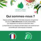 Voshuiles - Huile Essentielle Citronnelle Bio 10ml - Parfum Citronné d'Agrumes - Largement Utilisée et Appréciée - Huiles Essentielles de Qualité - 100% Pure et Naturelle - HEBBD et Certifiée ECOCERT