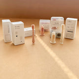 Moonkie Brosse à Dent Bebe, Set de Soin Bebe, Manuelle Brosse + Brosse Bébé Doigtier, 100% Silicone, Sans BPA, Brosses à Dents Doux et Confortable, Brosse Bébé, pour 3 Mois+(Menthe)