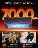 2025 17.6 Inch Laptop Computer with Office 365, 16GB RAM 640GB Storage, N5095 CPU, Windows 11, WiFi 6, Bluetooth 5.2, Backlit keyboard, Portable Thin Business Student Laptops for Work, School, Travel