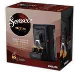 Philips Senseo Maestro Machine à Café à Dosettes avec Réservoir d'Eau de 1,2 Litre, Sélection de l'Intensité du Café et Fonction Mémo